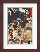 Framed Samurai Triptych (Right)