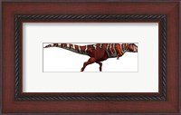 Framed T-rex side