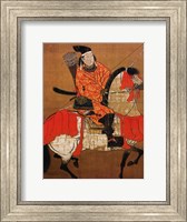 Framed Ashikaga Yoshihisa Samurai