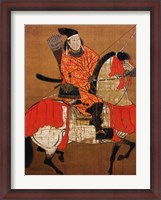 Framed Ashikaga Yoshihisa Samurai