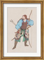Framed Samurai with bow