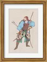 Framed Samurai with bow