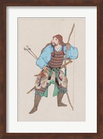 Framed Samurai with bow