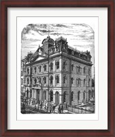 Framed General Post Office 1884 Toronto Canada