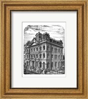 Framed General Post Office 1884 Toronto Canada