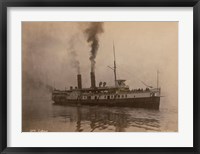 Framed Steamer Cibola - launched in 1887