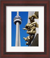 Framed CN Tower, Toronto, Ontario, Canada