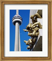 Framed CN Tower, Toronto, Ontario, Canada