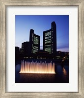 Framed City Hall & Nathan Phillips Square, Toronto, Canada