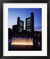 Framed City Hall & Nathan Phillips Square, Toronto, Canada