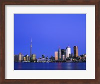Framed Buildings on the waterfront, CN Tower, Toronto, Ontario, Canada