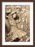Framed Alice in Wonderland - cards