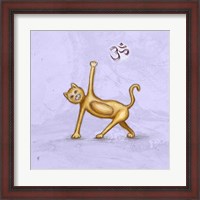 Framed Yoga Cat II