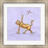 Framed Yoga Cat II