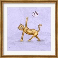 Framed Yoga Cat II