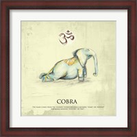 Framed Elephant Yoga, Cobra Pose