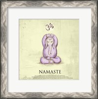 Framed Elephant Yoga, Namaste Pose