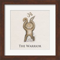 Framed Bunny Yoga,The Warrior Pose