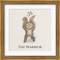 Framed Bunny Yoga,The Warrior Pose