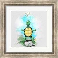 Framed Yoga Turtle I