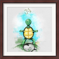 Framed Yoga Turtle I