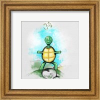 Framed Yoga Turtle I