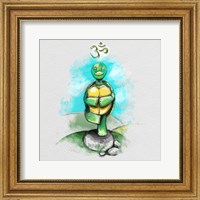 Framed Yoga Turtle II