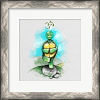 Framed Yoga Turtle II