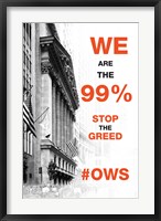 Framed We Are The 99%