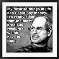 Framed Steve Jobs Quote I