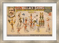 Framed Colossal Three Ring Circus