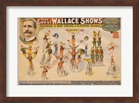 Framed Colossal Three Ring Circus