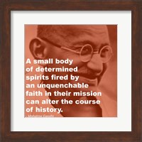 Framed Gandhi - Determination Quote
