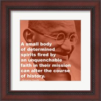 Framed Gandhi - Determination Quote