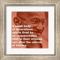 Framed Gandhi - Determination Quote