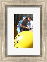 Framed Marcos Serrano, Bernard Hinault, Tour de Francia 2005