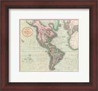 Framed 1799 Clement Cruttwell Map of West Indies