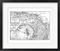 Framed Map of the Isthmus of Darien and Panama