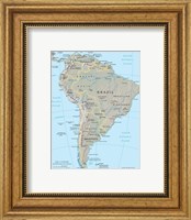Framed South America