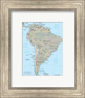 Framed South America