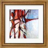 Framed Abstract Figure Study