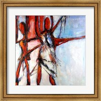 Framed Abstract Figure Study