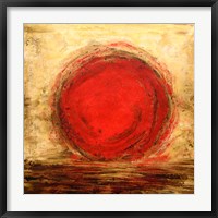 Framed Red Sun