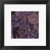 Small Medallions & Damask II Framed Print