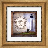 Framed Florida Lighthouse III