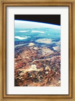 Framed Central Andes Mountains, from space