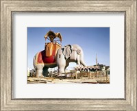 Framed Lucy the Margate Elephant HABS NJ