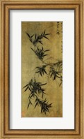 Framed Gu An Ink Bamboo