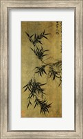 Framed Gu An Ink Bamboo
