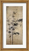 Framed Wang Fu-Ink Bamboo